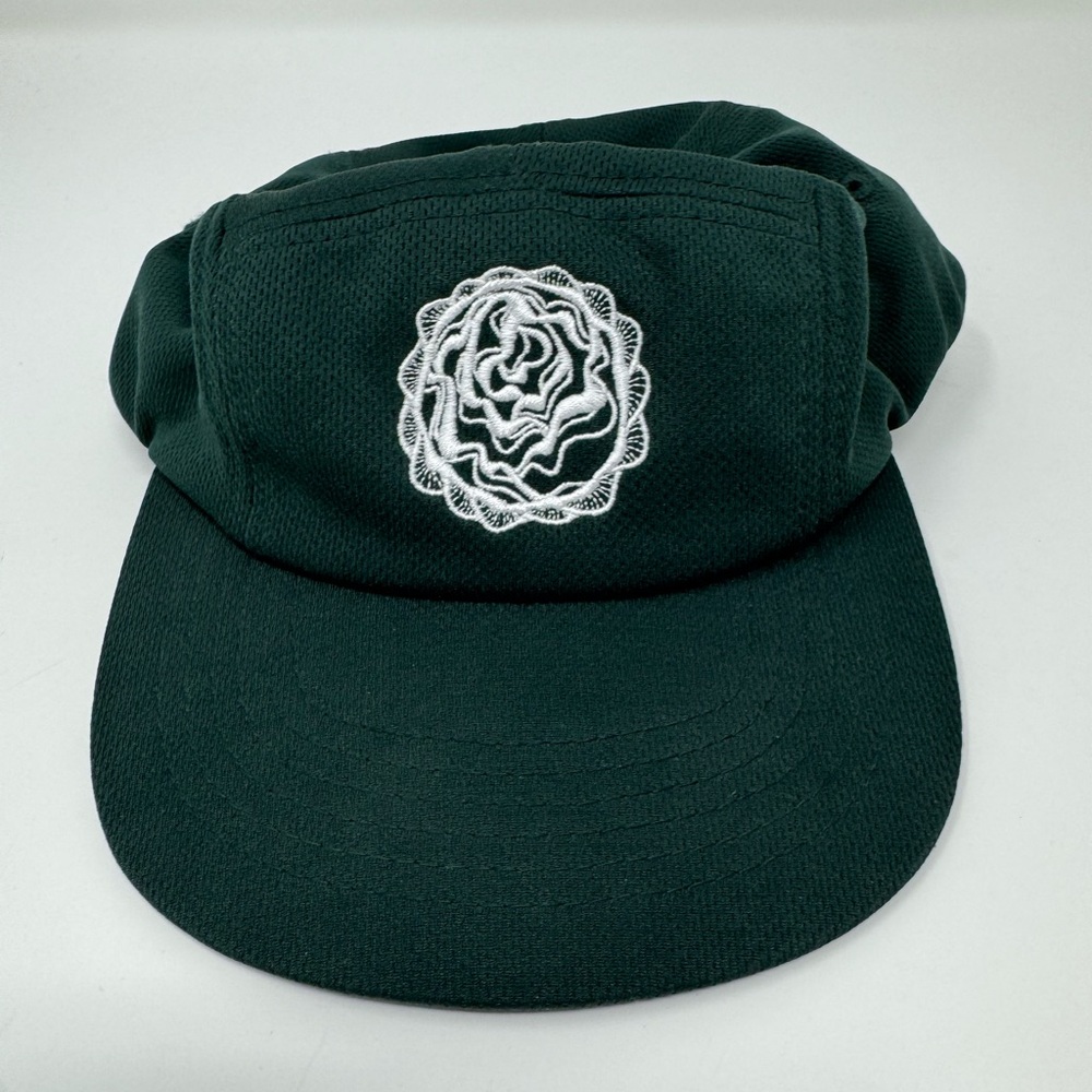 Unisex Adjustable Hat Green White Emblem